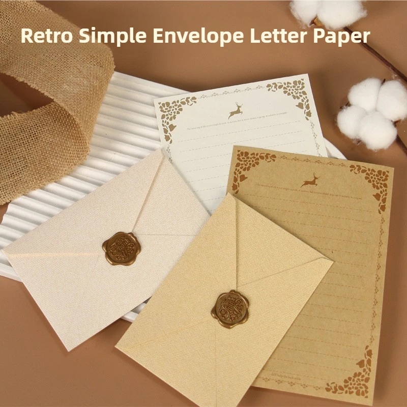 الكتان الملمس المغلف النمط الغربي المغلف ورقة خمر دعوة الزفاف المغلف حفلة عيد ميلاد دعوة 10 قطعة #1