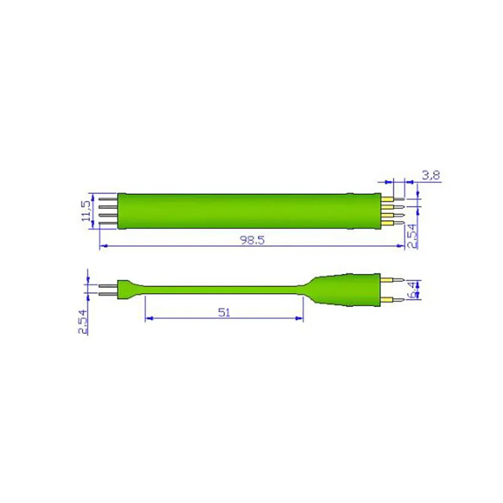 Imagem -05 - Chip Burning Needle Pcb Test Stand Fixture Firmware Burn Test Probe Spring Pin 62 Milímetros 254 Milímetros Dip8