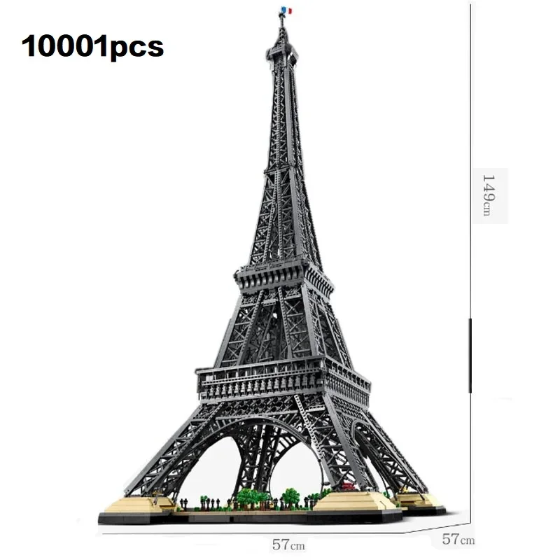 IN VOORRAAD 10001 PCS Grote Eiffeltoren 10307 10181 17002 Compatibele Bouwstenen Bricks Kinderen Verjaardag Kerstcadeaus Speelgoed