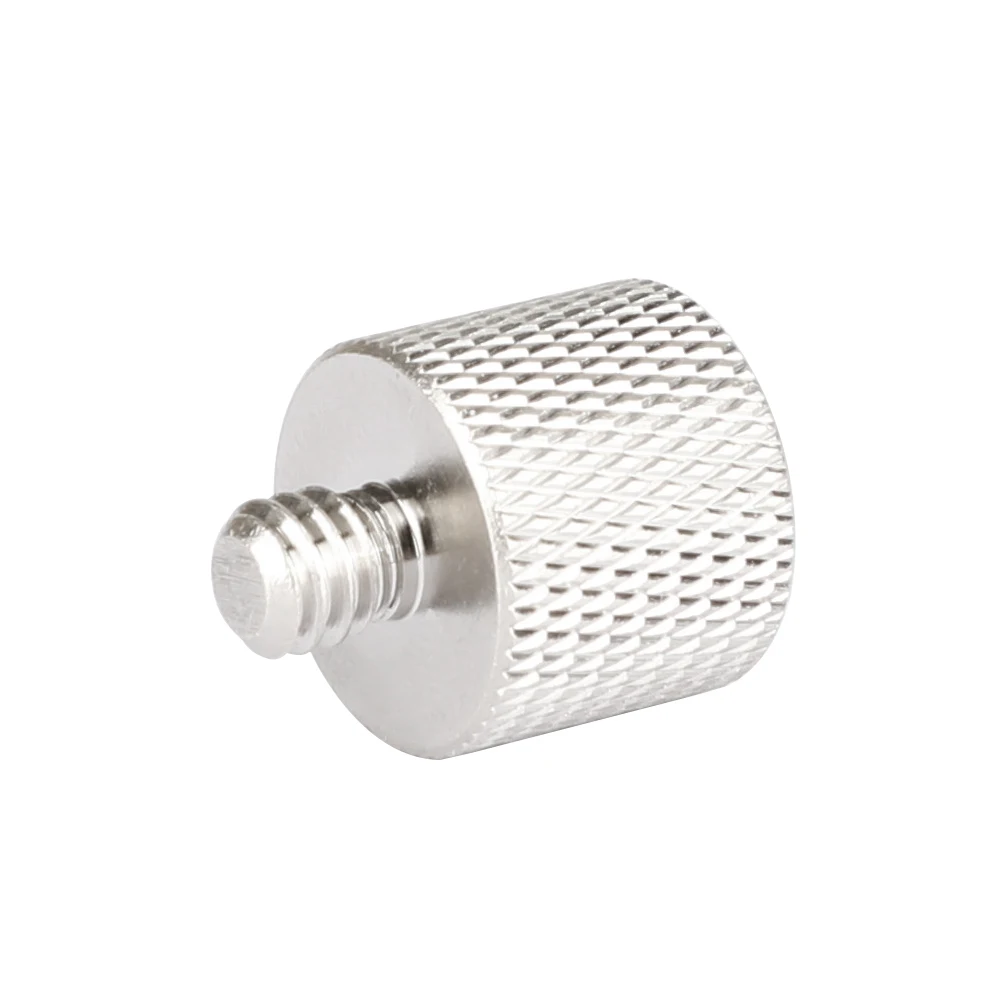 Connettore adattatore a vite Standard CAMVATE con 1/4 "maschio a 3/8" femmina per piastra a sgancio rapido (QR) e treppiede e monopiede per fotocamera