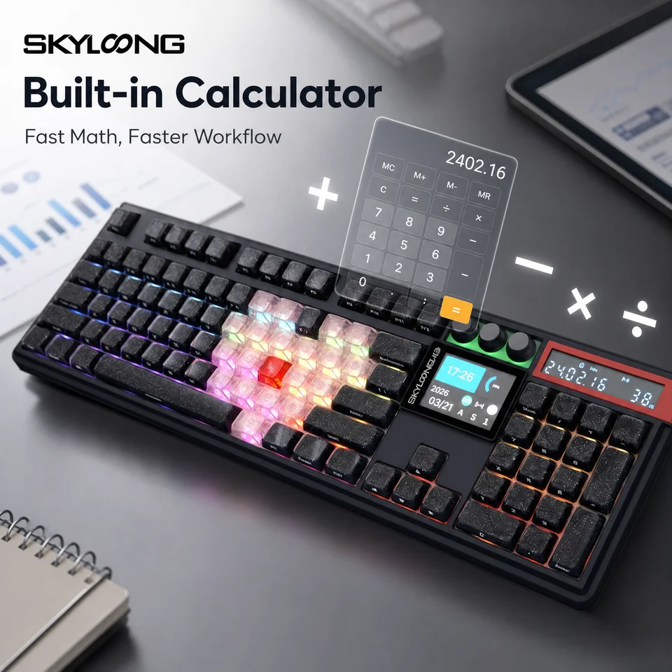 SKYLOONG GK104 Pro ワイヤレスメカニカルキーボード フルサイズ