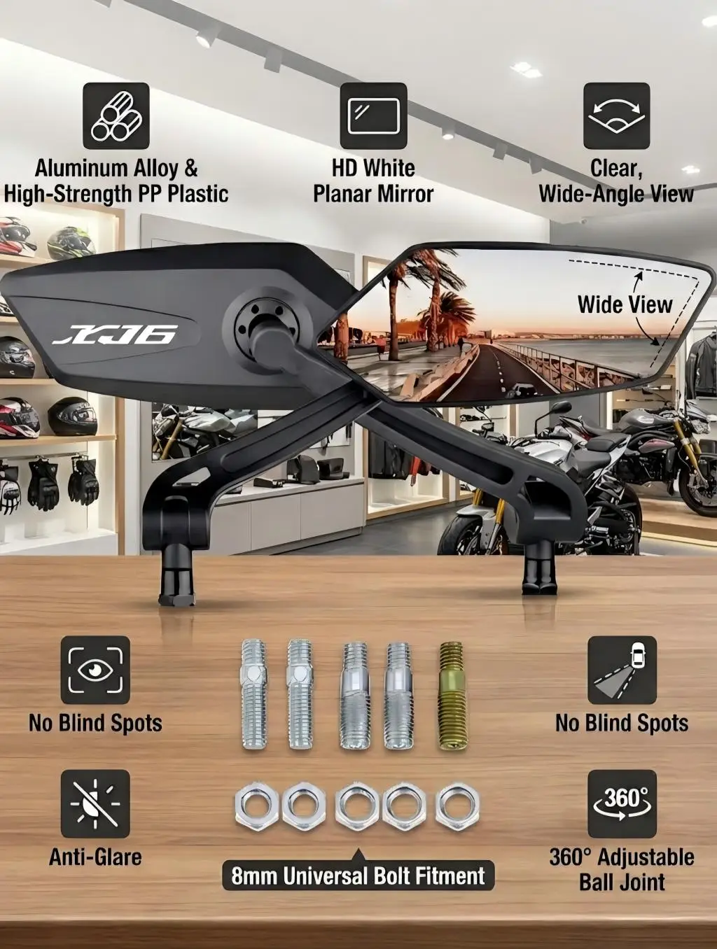 Motorcycle Rear Vie…