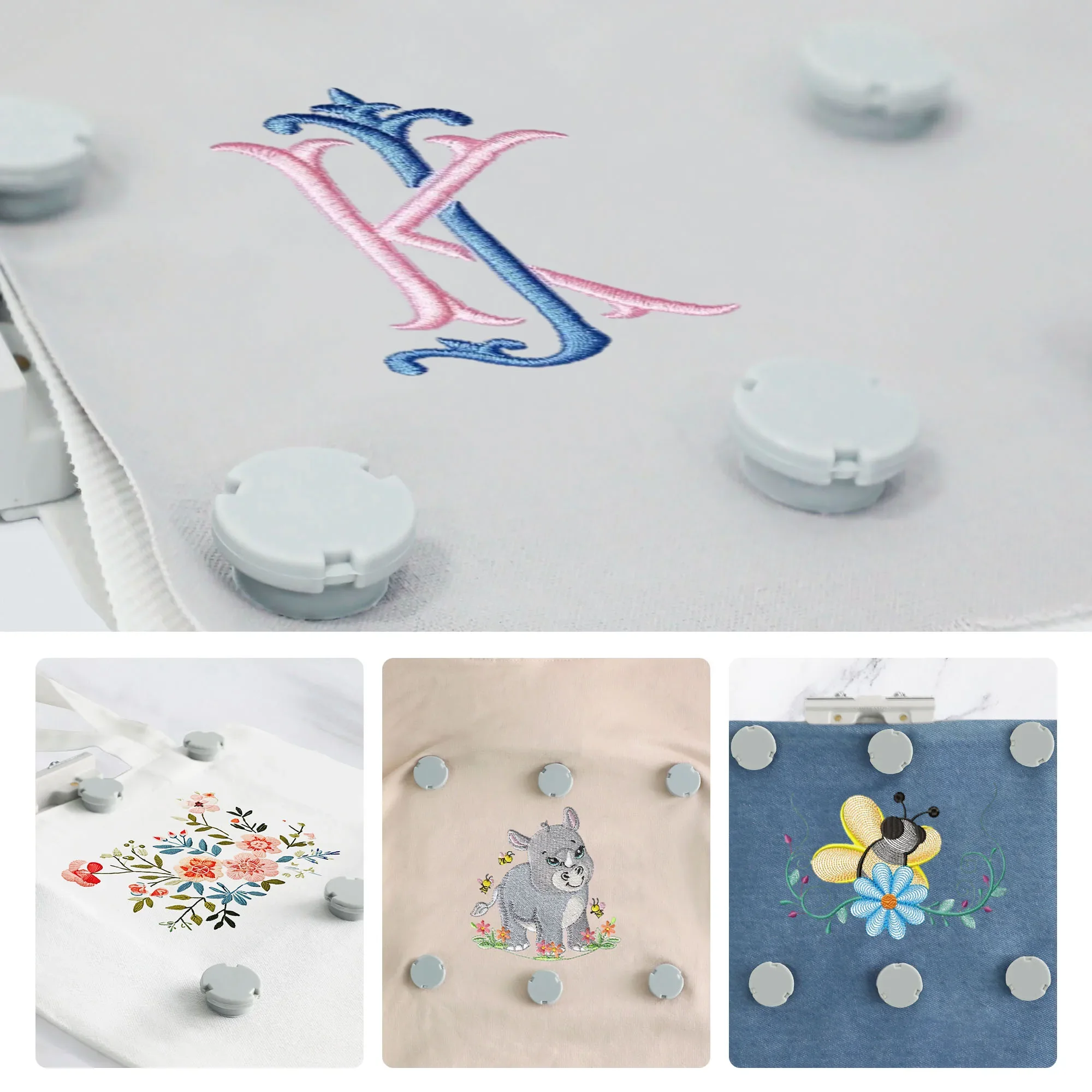 Metal Magnetic Hoop kit for Brother PE900 SE2000 PE800 SE1900 PE770 Babylock ACCORD BLR BLR2, Magnet Embroidery Frames - view 6