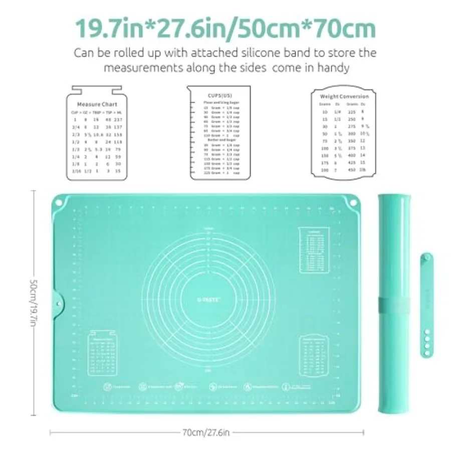 حصيرة معجنات كبيرة من السيليكون السائل مقاس 28 × 20 بوصة وحاويات تخزين صغيرة 3 أونصة 6 أونصة صندوق فريزر من السيليكون السائل بدرجة الطعام