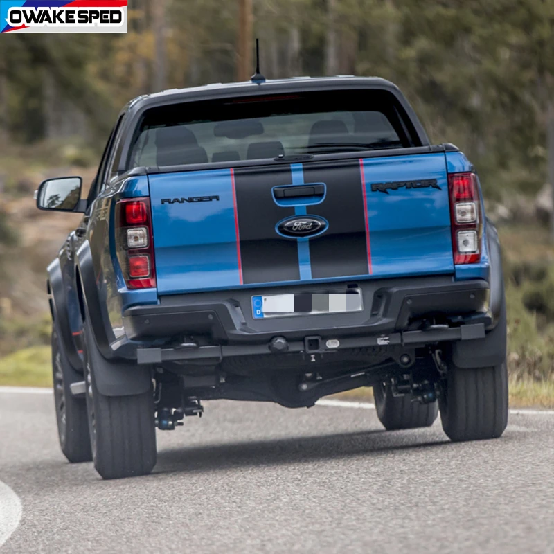 

Для Ford F-150 Ranger Wildtrak Raptor спортивные полосы автомобильный пикап багажник декоративная наклейка пленка для кузова внедорожника виниловые наклейки
