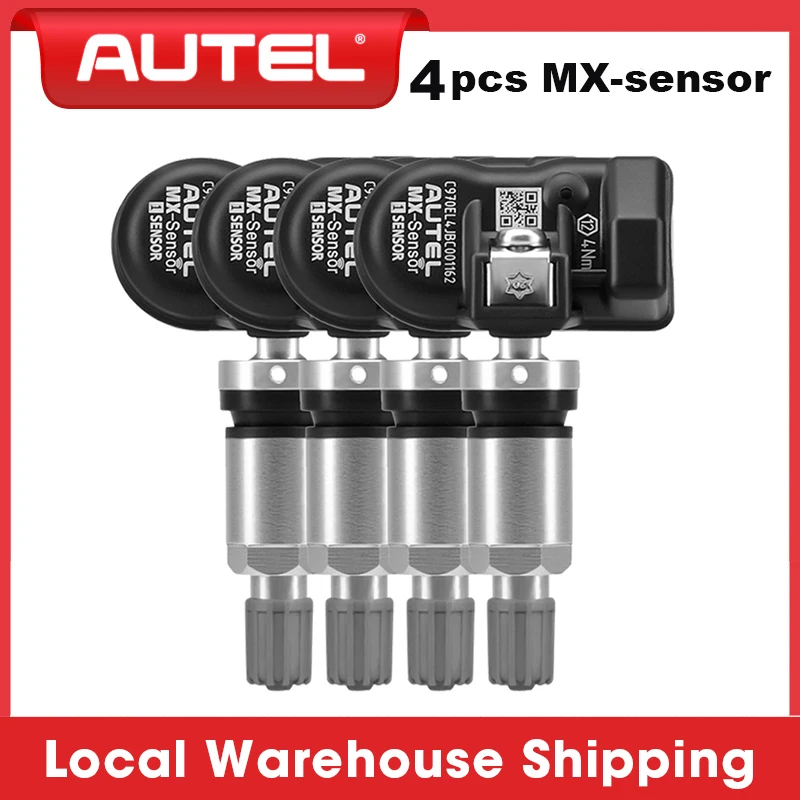 Autel TPMS 2in1 315MHz 433MHz TPMS Sensor Tire Repair Tools Scanner Tire Pressure Monitoring Programmable Sensors