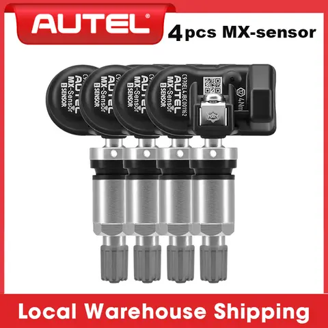 Autel TPMS MX-Sensor 2in1 315MHz 433MHz TPMS Sensor Tire Repair Tools Scanner Tire Pressure Monitoring Programmable Sensors