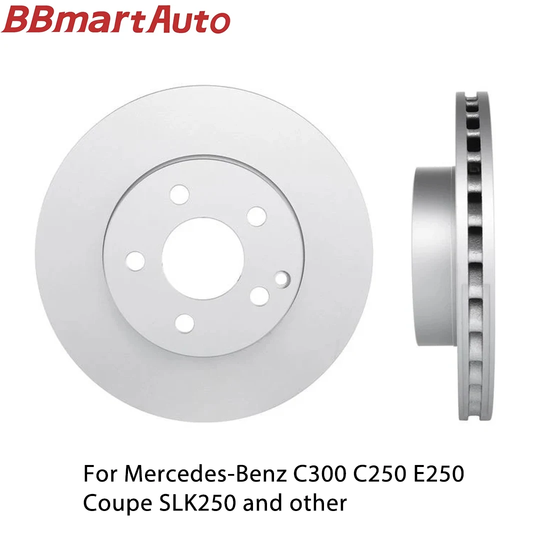 

2044210712 2pieces front brake disc for Mercedes-Benz C300 C250 E250 Coupe SLK250 W204 W212 R172 and other.BBmart Auto Partss