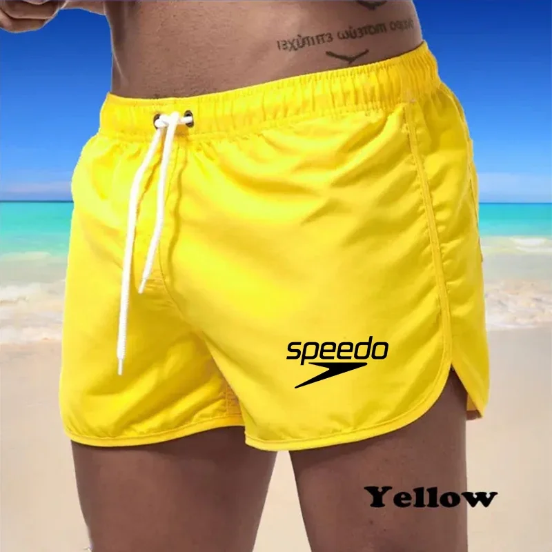 2024 neue Männer Badeanzug Sexy Bademode Männer Schwimmen Shorts Männliche Schriftsätze Strand Shorts Sport Anzüge Surf Board Shorts Männer Badehose