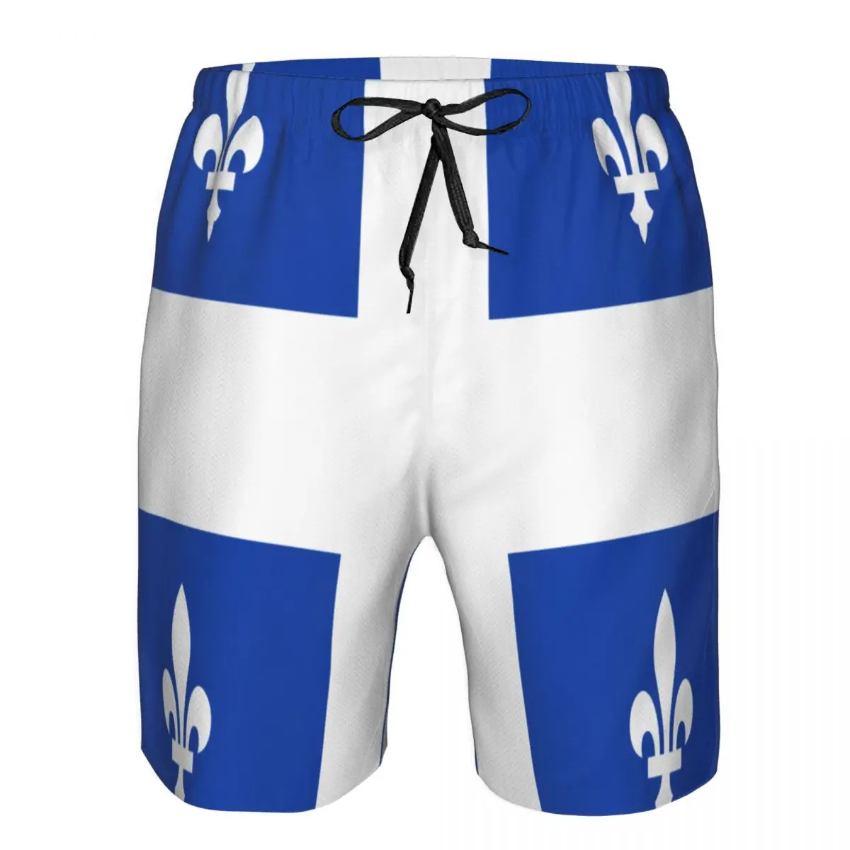 

Mens Swimwear Swim Shorts Trunks Flag Of Quebec Beach Board Shorts Swimming Swimsuits Mens Running Sports Surffing shorts