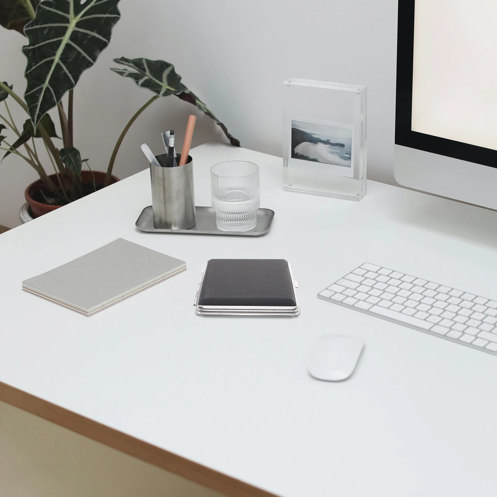 حافظة حامل سيجار محمولة للرجال مكتب المنزل في الهواء الطلق صندوق حماية دخان مقاوم للتآكل للسجائر