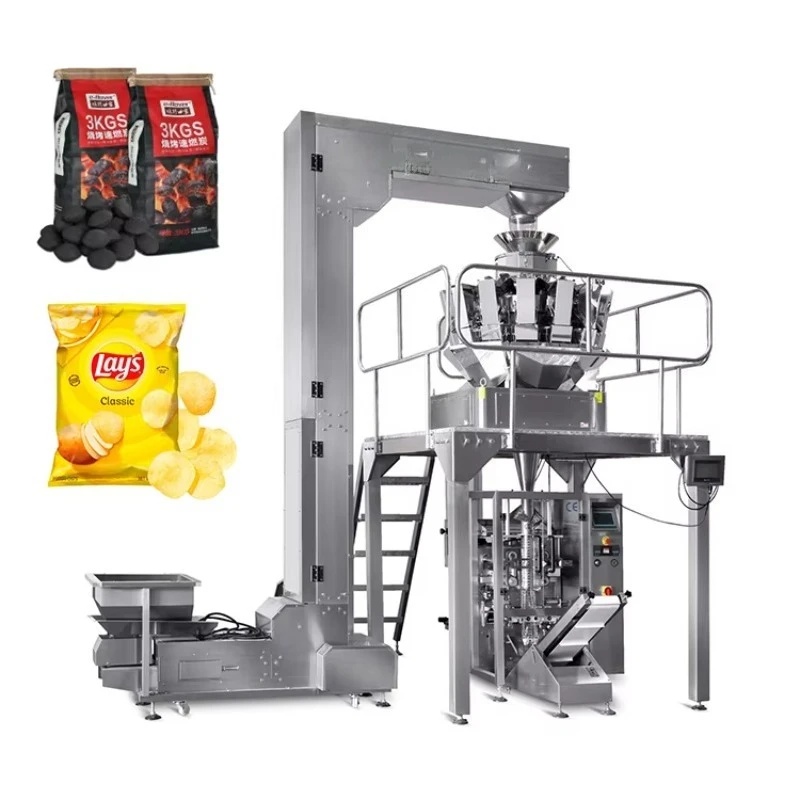 High Speed Automatic Vertical Granule Packaging Machine Multifunctional Paper Bag Weighing Filling Machine For Coffee Beans