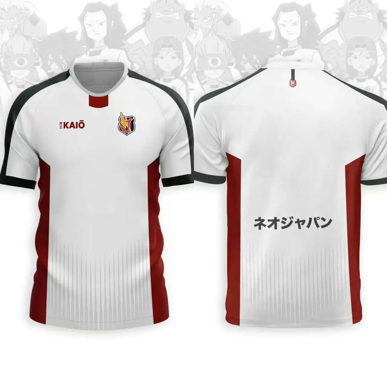 2025 جديد Inazuma Eleven Kaio جيرسي ثلاثية الأبعاد طباعة الاطفال أنيمي كرة القدم تي شيرت الصيف الرجال/المرأة عادية الرياضة تيز Y2k كرة القدم