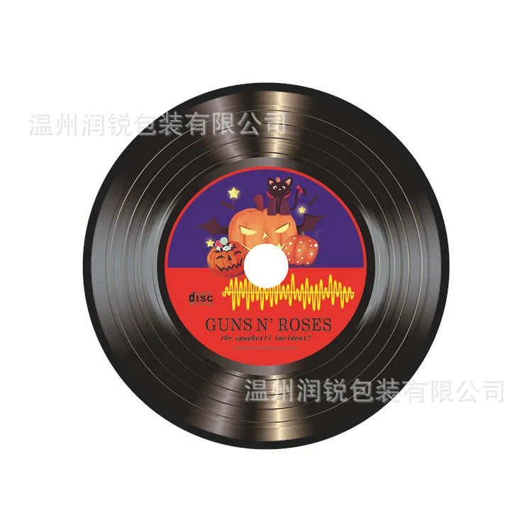 14.2cm Retro Vinyl Record Wall Sticker Self-Adhesive Music CD Decal for Bar Cafe Birthday Party Decor Removable Decorator view 5