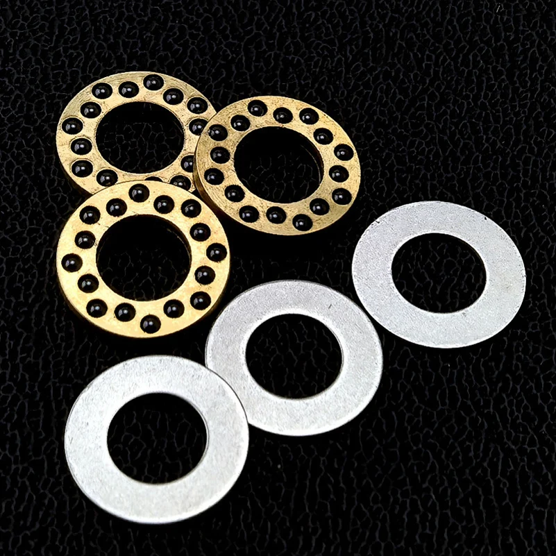 

Outer Diameter 9.7MM CNC Brass Ceramic Ball Made Fold Knife Cage Bearings Quick Open Close System Accessories DIY Make Parts