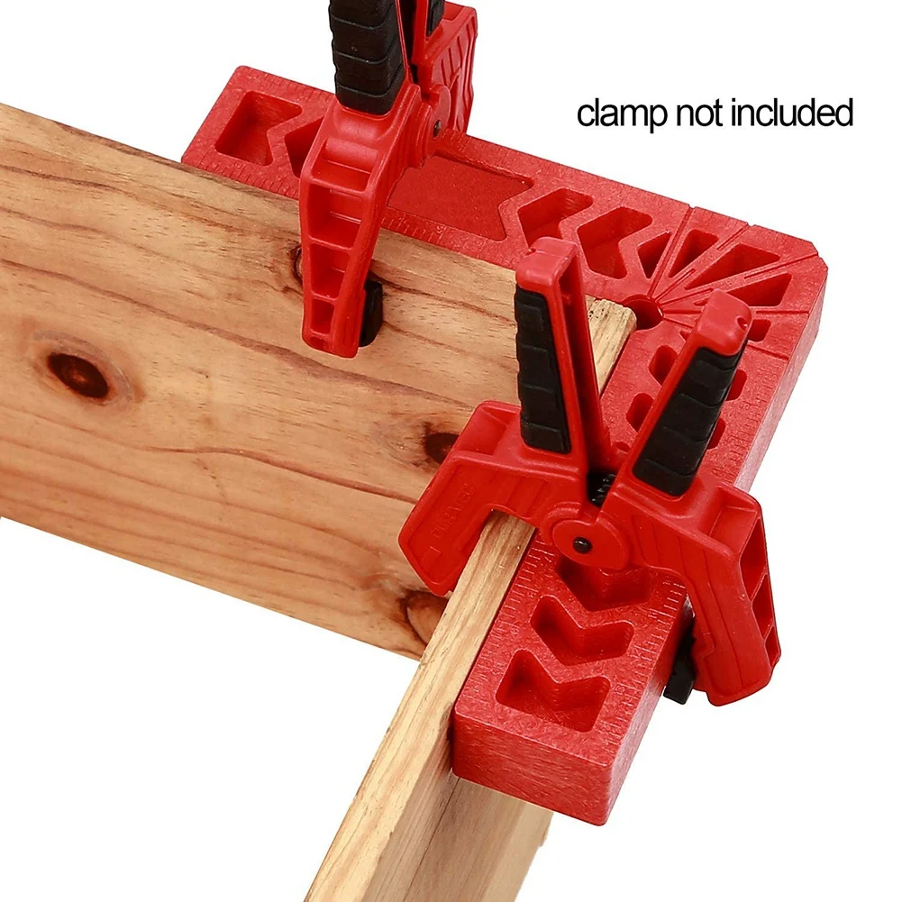 ABCA-8 PCS 4 Inch 90 Degree Positioning Squares, Right Angle Clamps Woodworking Carpenter Corner Clamping Square Tool