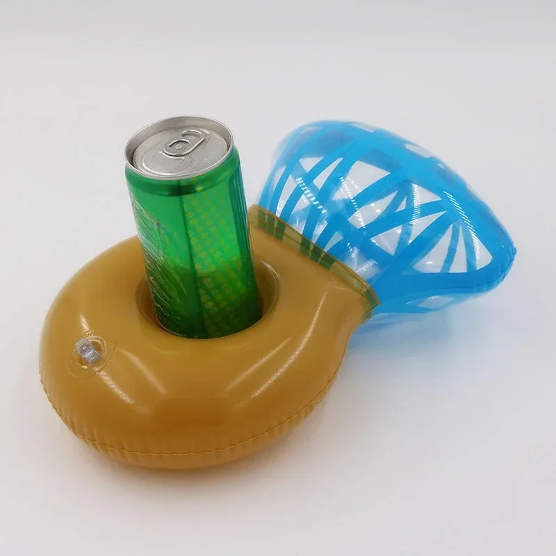 Anel de diamante brinquedos infláveis suporte de copo flutuante festa na piscina verão ao ar livre natação brinquedos de água infláveis suporte de copo de bebida