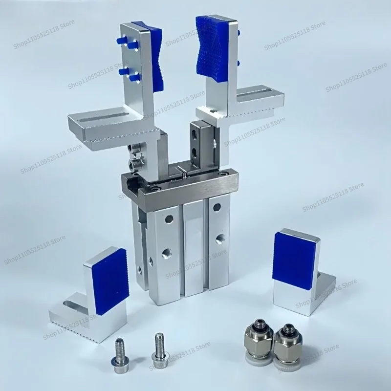 For Manipulator Pneumatic Finger Cylinder Parallel Jaw K20 Adjustable Wide Fixture 16D/20D Fixture Chuck