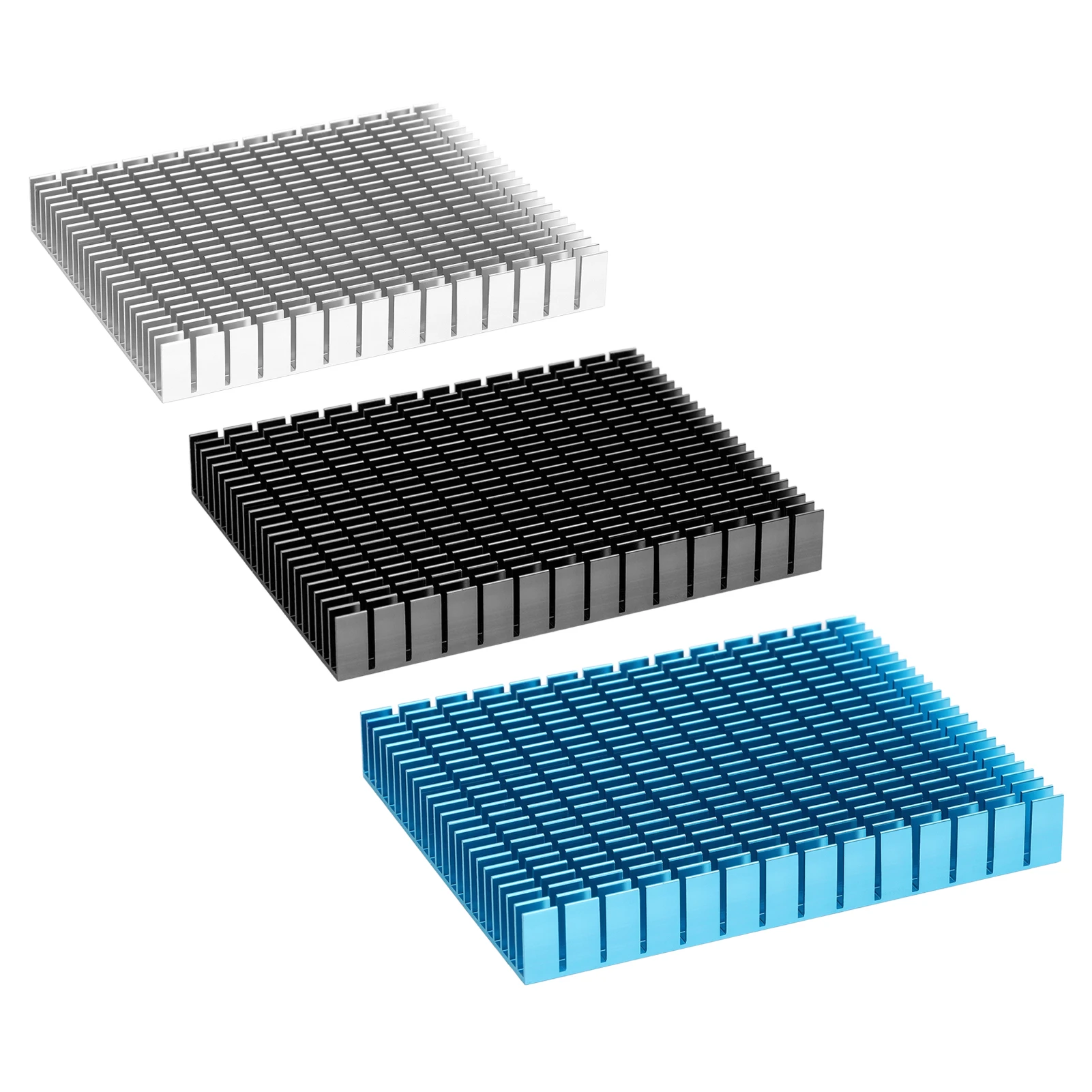 Chip Heat Sink Aluminium Heatsink Cooler 150X120X20mm Cpu Amplifier PCB Cooling Heatsink High Power Cooling Block Radiator