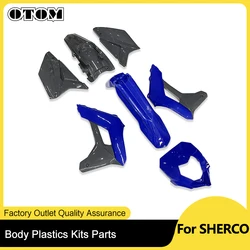 Motorcycle Body Plastic Kit Parts Front Rear Fender Fuel Tank Radiator Shroud Side Panels Fairing Cover For 17-23 SHERCO SE SEF