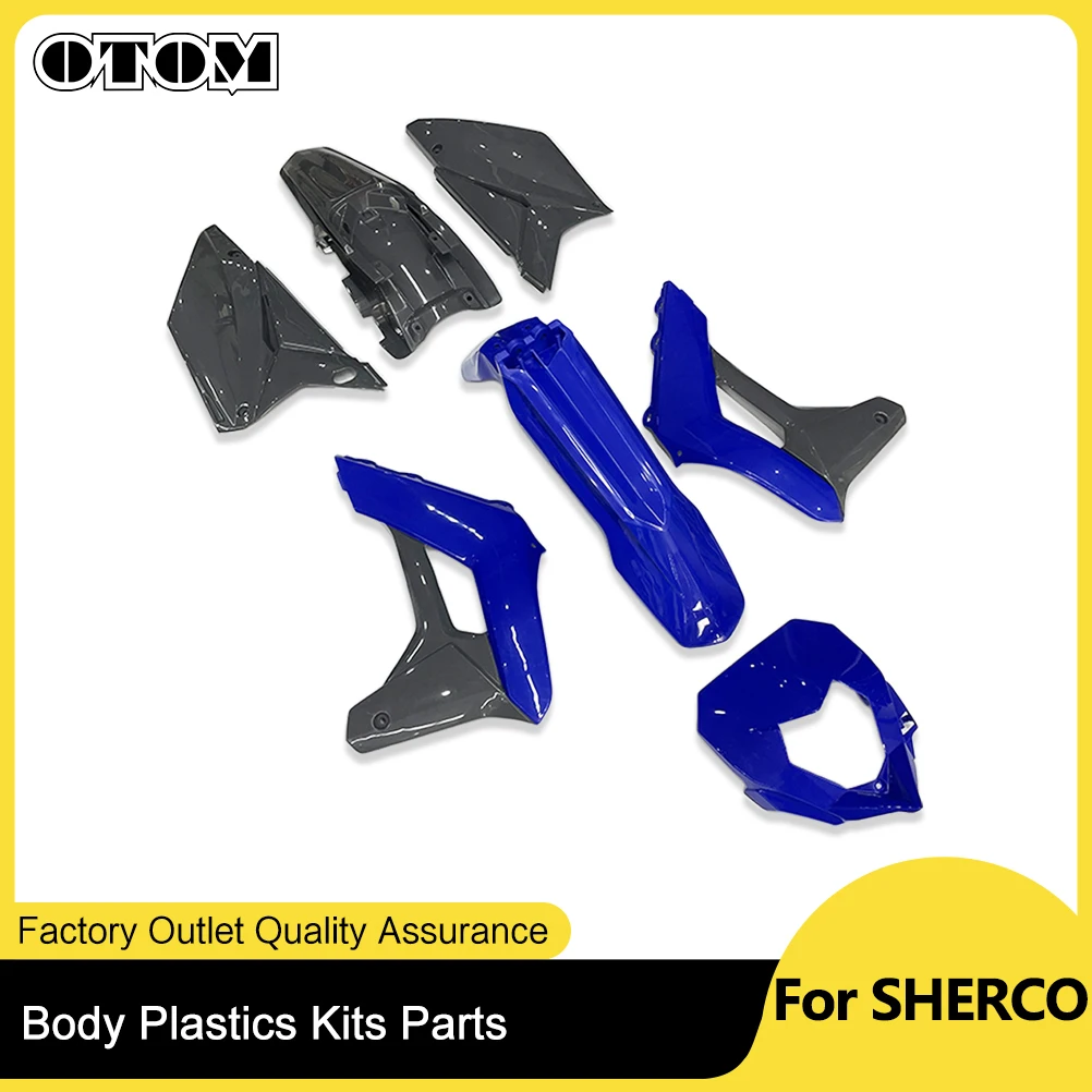 Motorcycle Body Plastic Kit Parts Front Rear Fender Fuel Tank Radiator Shroud Side Panels Fairing Cover For 17-23 SHERCO SE SEF