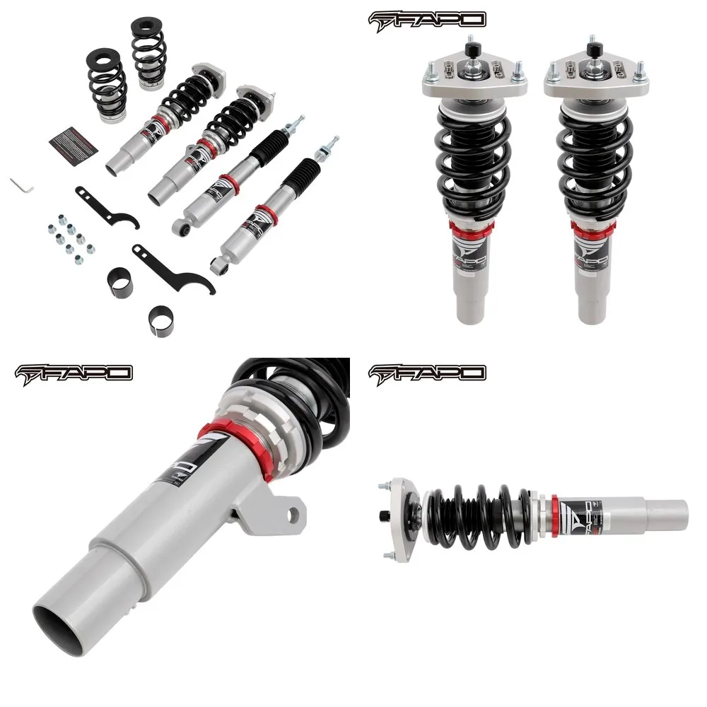 

FAPO PF004820 Adjustable Coilover Suspension Kit for Audi TT MK3 8S/FV 2014-2023, High Performance Shock Absorbers