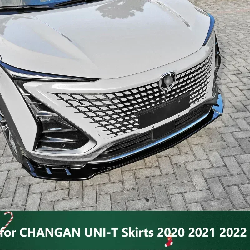 

New！ Front Splitter for CHANGAN UNI-T Skirts 2020 2021 2022 Normal Standard Bumper Spoiler Body Kit Lip Accessories