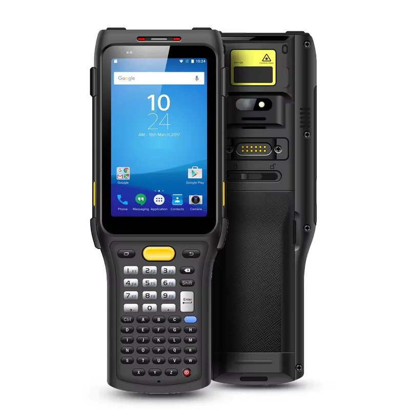 LONVILL 27 Keys 37 Keys 47 Keys Keypad Android 9 11 Rfid Nfc Rugged Handheld Computer With Trigger Handle Removable Battery