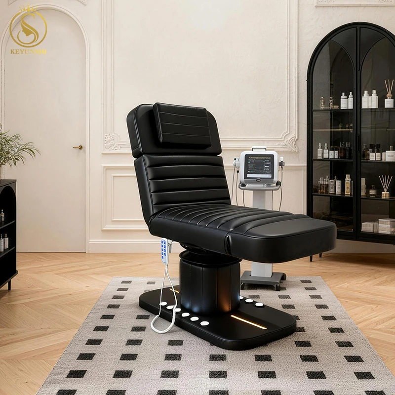 

Роскошная современная мебель для салонов красоты: новая электрическая медицинская массажная кровать с 3 моторами, воздушными подушками и подогревом для косметологических процедур