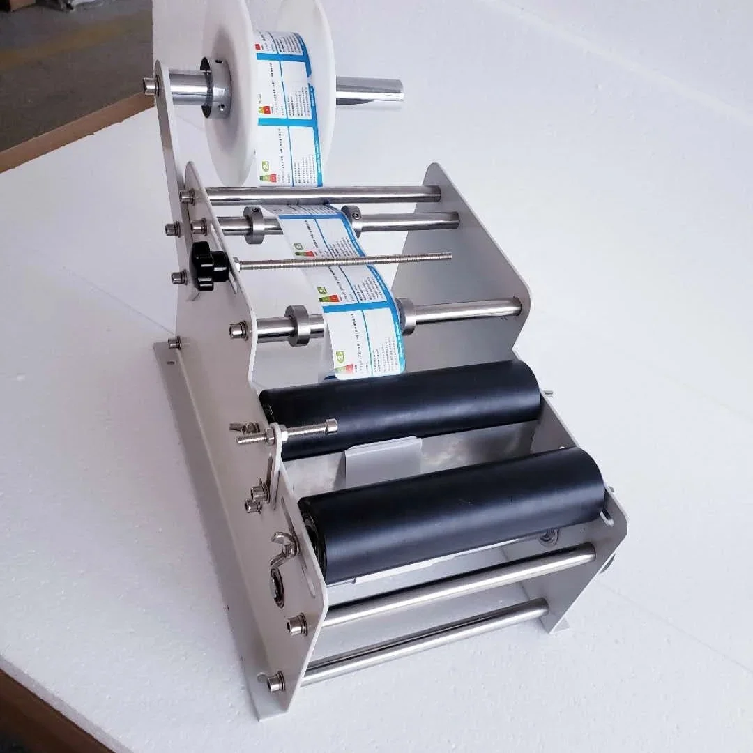 SY-30 Manual Round Bottle Cans Labeling Machine