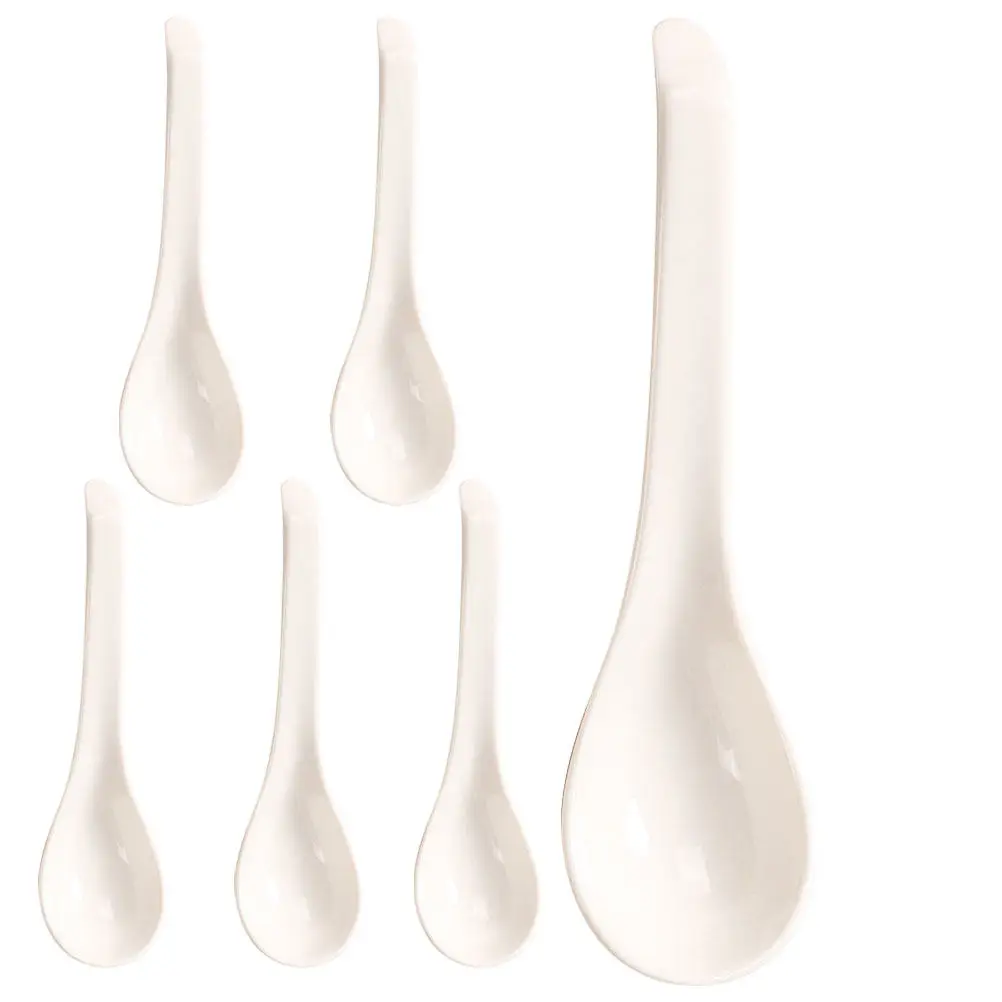 

6Pcs Household Small Spoons Fine Craftsmanship Smooth Surface Perfect for Cereals Broth Appetizers Daily Use Spoons