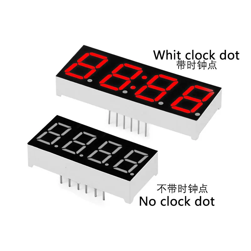 10pcs Red LED Dígitos Display 0.28 polegadas 0.36 polegadas 0.56 polegadas 3bit 4Bit Cátodo Ânodo 8 Figura Display Light