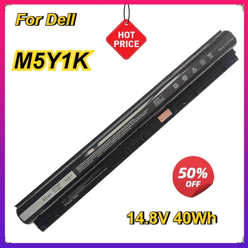 M5Y1K Laptop Battery for DELL  5455 5558 3560 3570 3560 15 3000 5759 GXVJ3 3458 3459 15-3568 3578 3562 3462 3567 3467 3476 40Wh