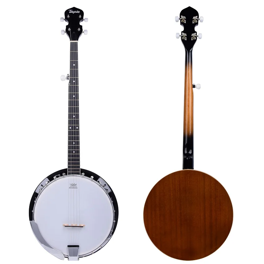 5-strings Banjo Stringed Instrument Standard 5 Strings BANJO Instrument 22 Frets Banjo Length 37inch 96cm Banjo Sapele Back Side