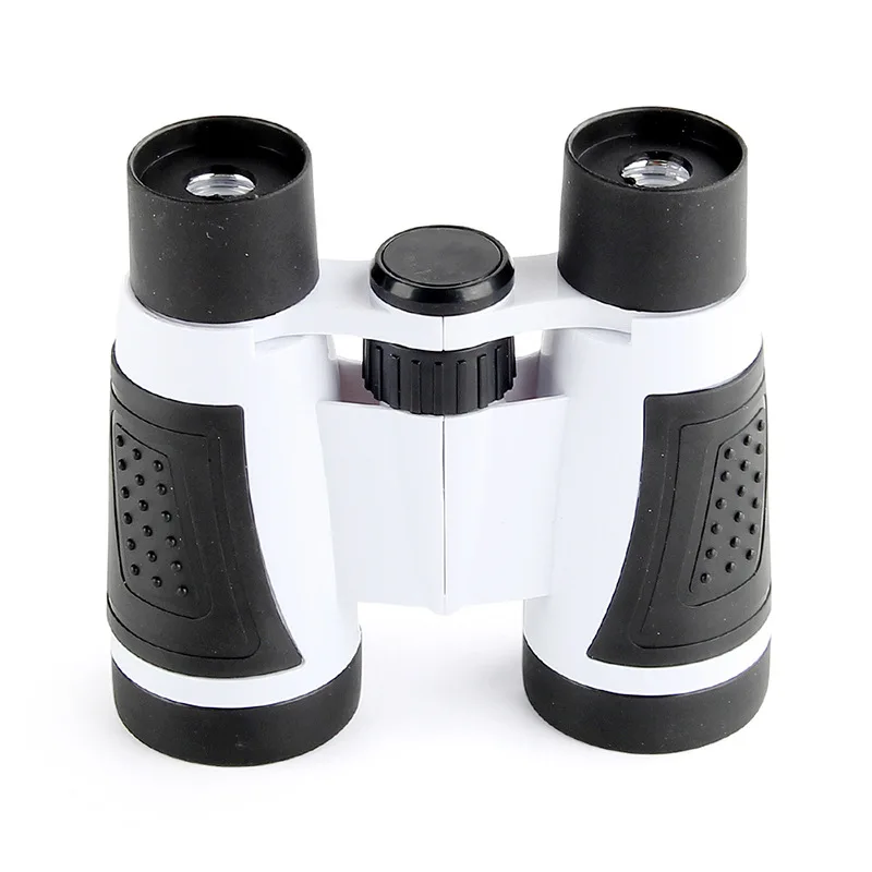 8x30 HD Powerful Binoculars Children Portable Folding Mini Telescope Toys Adjustable Focal Length Outdoor Exploration Telescope