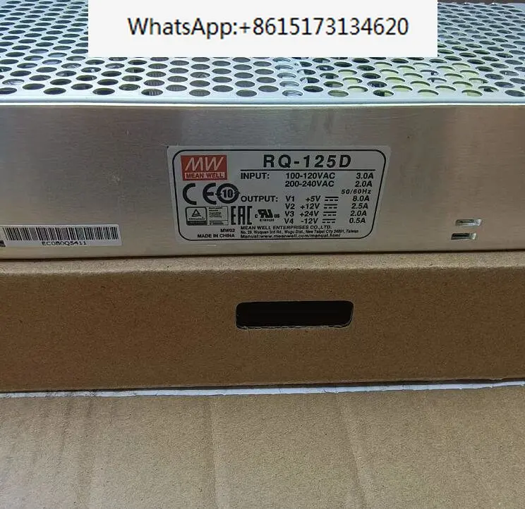 

Authentic Taiwan Mingwei Switching Power Supply RQ-125D Industrial Grade Voltage Stabilizer with 4-way Output Can Replace Q-120D