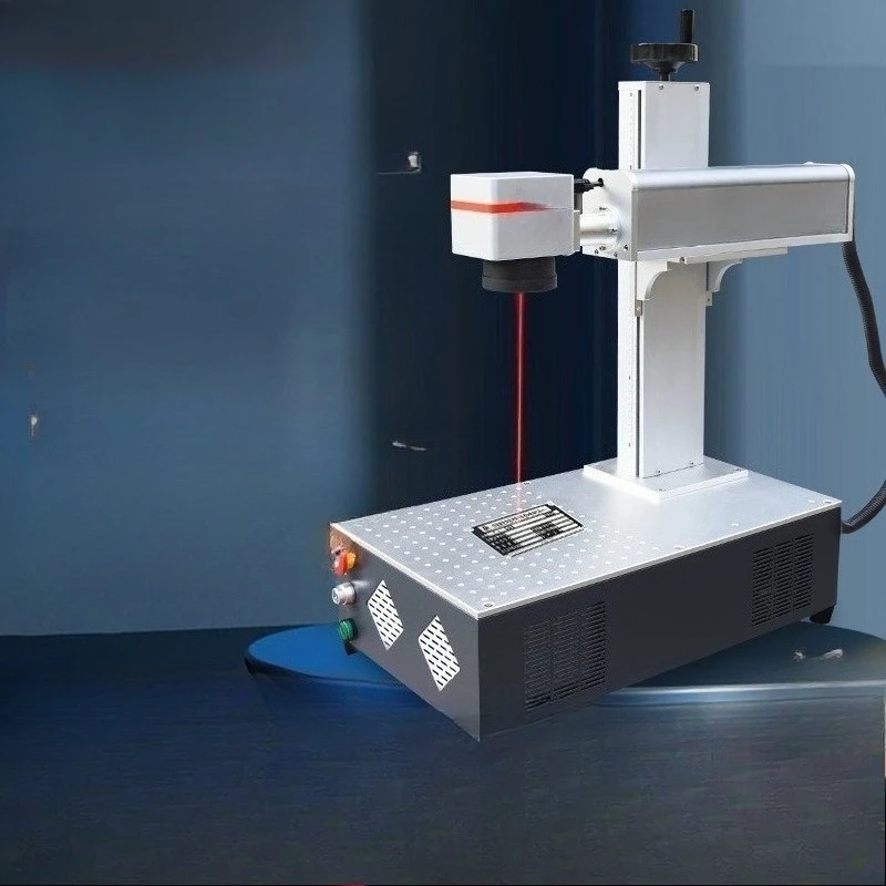 

Desktop fiber optic marking machine Small automatic portable metal lettering