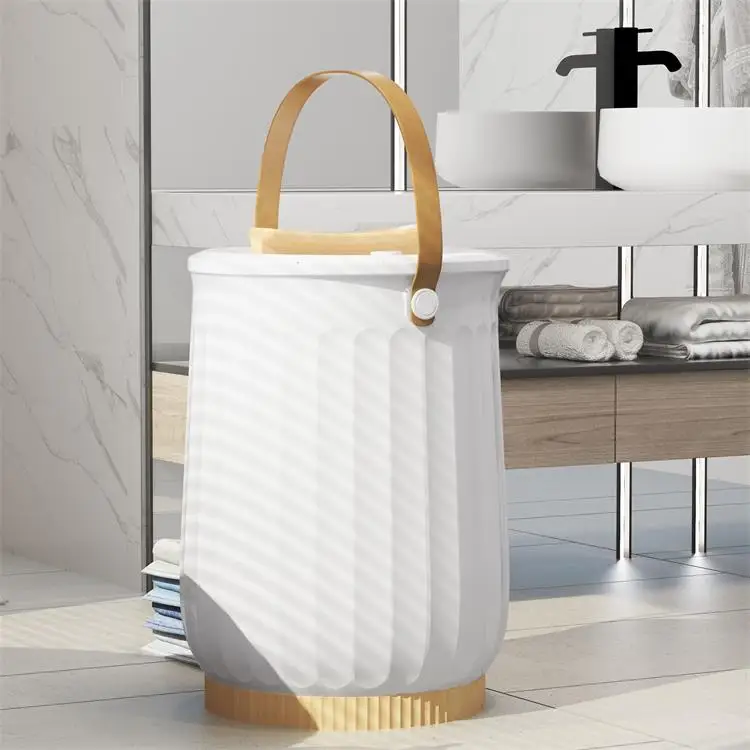 20L Portable Towel Warmer Bucket, Two Button Operation Customizable Logo Electric Warmer, Ideal for Bathroom & Winter Gift
