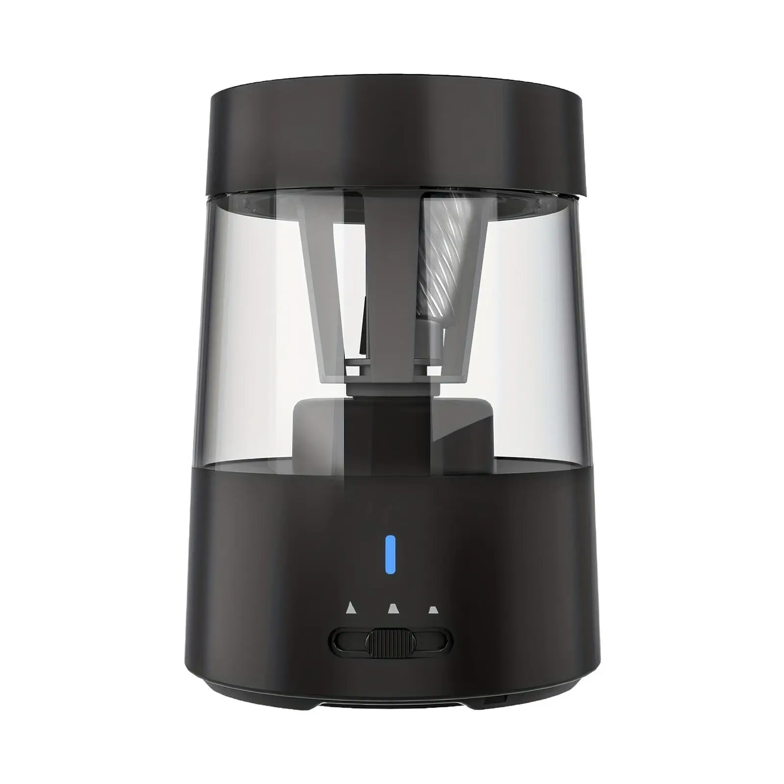 Sacapuntas eléctrico con tapa, cortador de lápices de alta velocidad, recargable, rápido, para adultos, artistas, profesores de casa, estudiantes