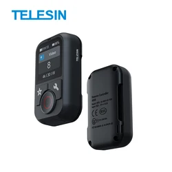 TELESIN Remote Control for Gopro Hero 13 12 11 10 9 8 MAX 60M HD LCD Display Remote Control with Wrist Strap Gopro Accessories