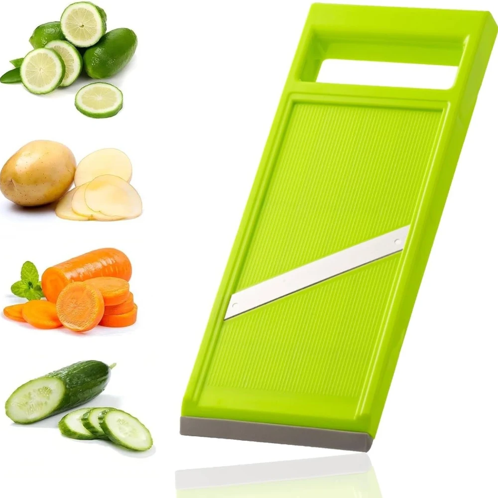 

Vegetable Slicer Handheld Potato Slicer Chips Vegetable French Fry Cutter Food Chopper for Potato Carrot Vegetables Zucchini