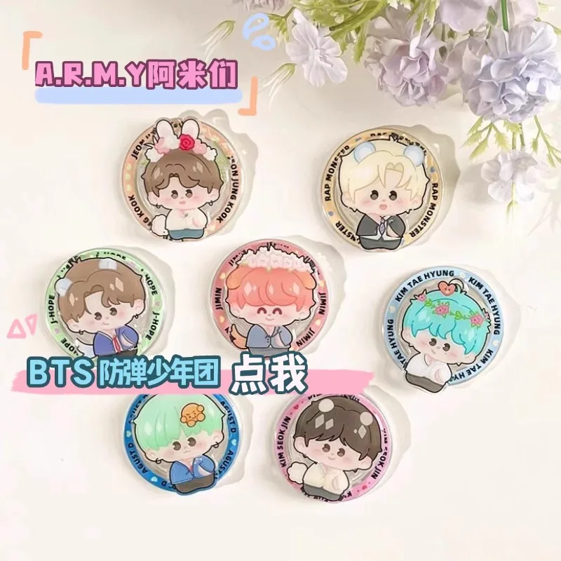 

Корейские развлекательные мультяшные милые магнитные подставки, кронштейн для ленивого человека, волновая периферия для Samsung S26 S25, Iphone 17 16, держатель Griptok