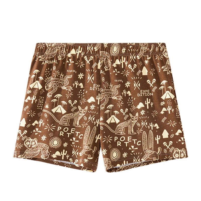 القطن الرجال السهم السراويل المطبوعة رقيقة الملابس الداخلية تنفس فضفاض سراويل بوكسر Homewear الذكور عارضة مريحة النوم السروال #3