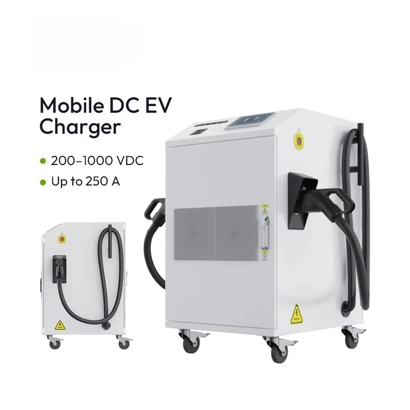 Wholesale DC Charging Pile 40-120kW CCS1/CCS2 Mobile Electric Vehicle Charger Station for Commercial Use