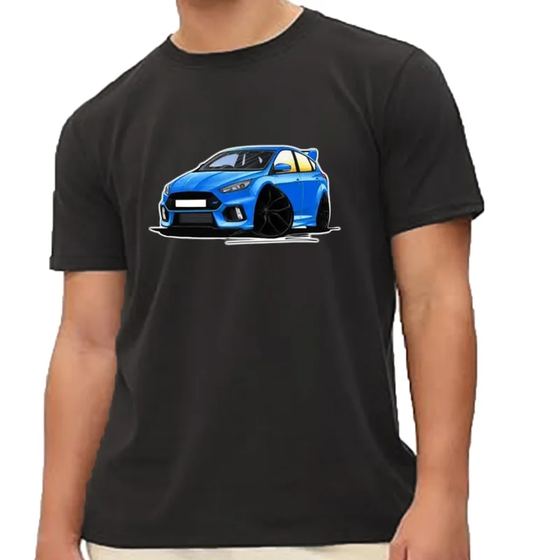 Hauts de voiture classique T-shirt motif de voiture classique T-shirt pour femmes graphique créatif col rond T-shirt imp