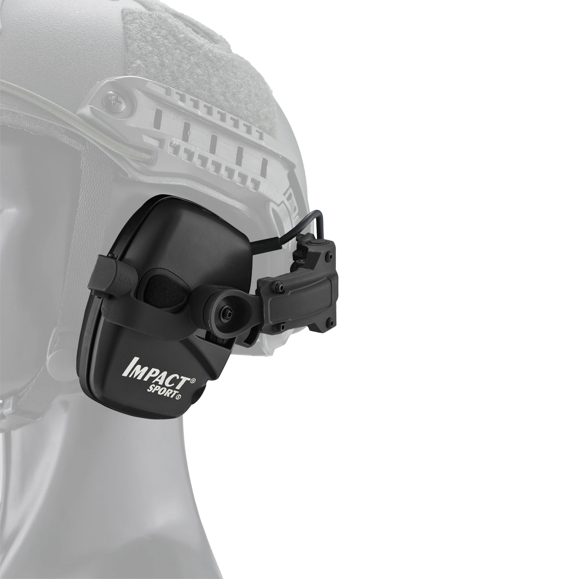 Impact Sport Electronic Shooting Headset Helmet Mounted Ver Hunting Pickup Noise Reduction Hearing Protection Tactical Headset