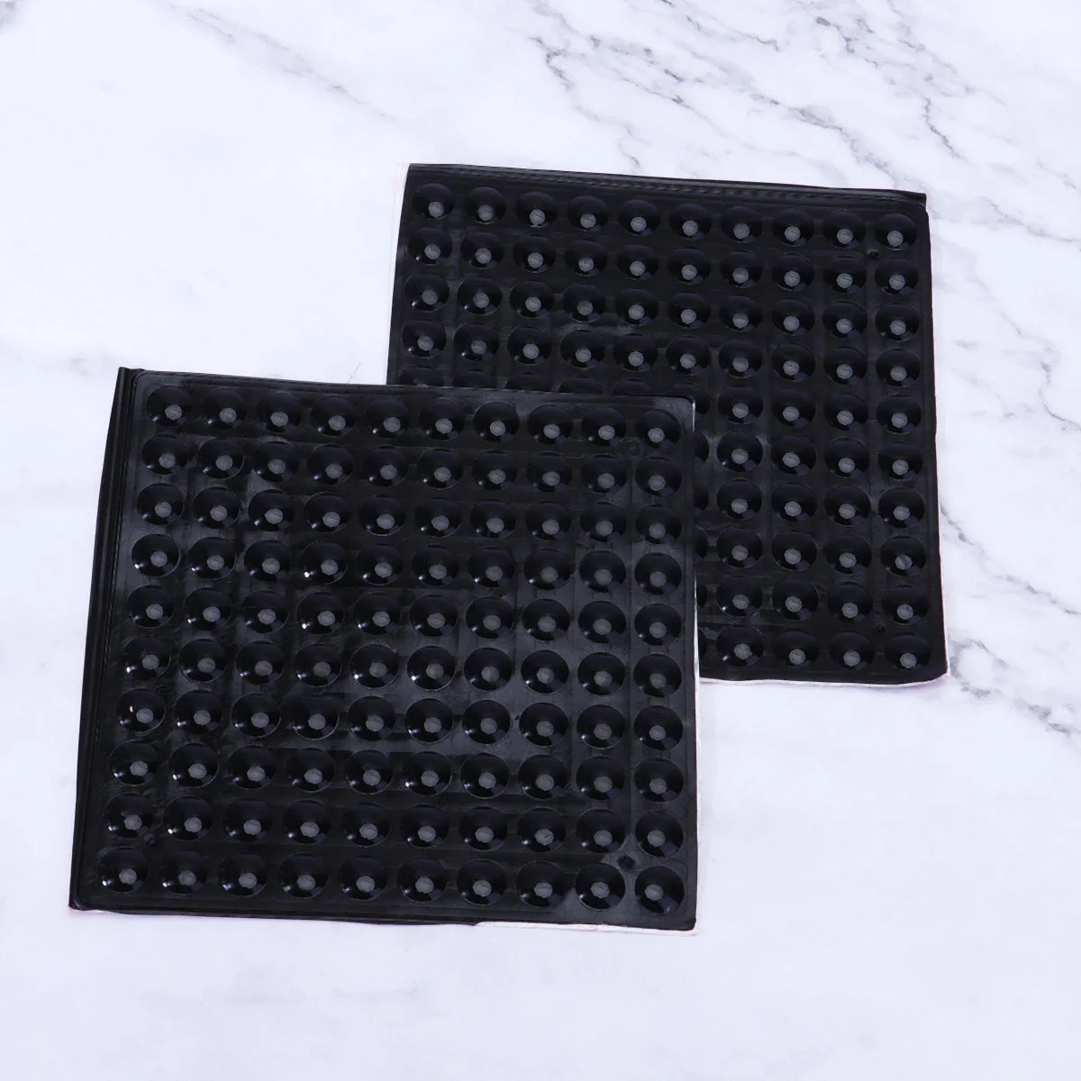 200 pçs protetor de parede da porta almofadas de silicone preto forte adesivo maçaneta da porta rolha almofada redução ruído parede pára-choques guarda