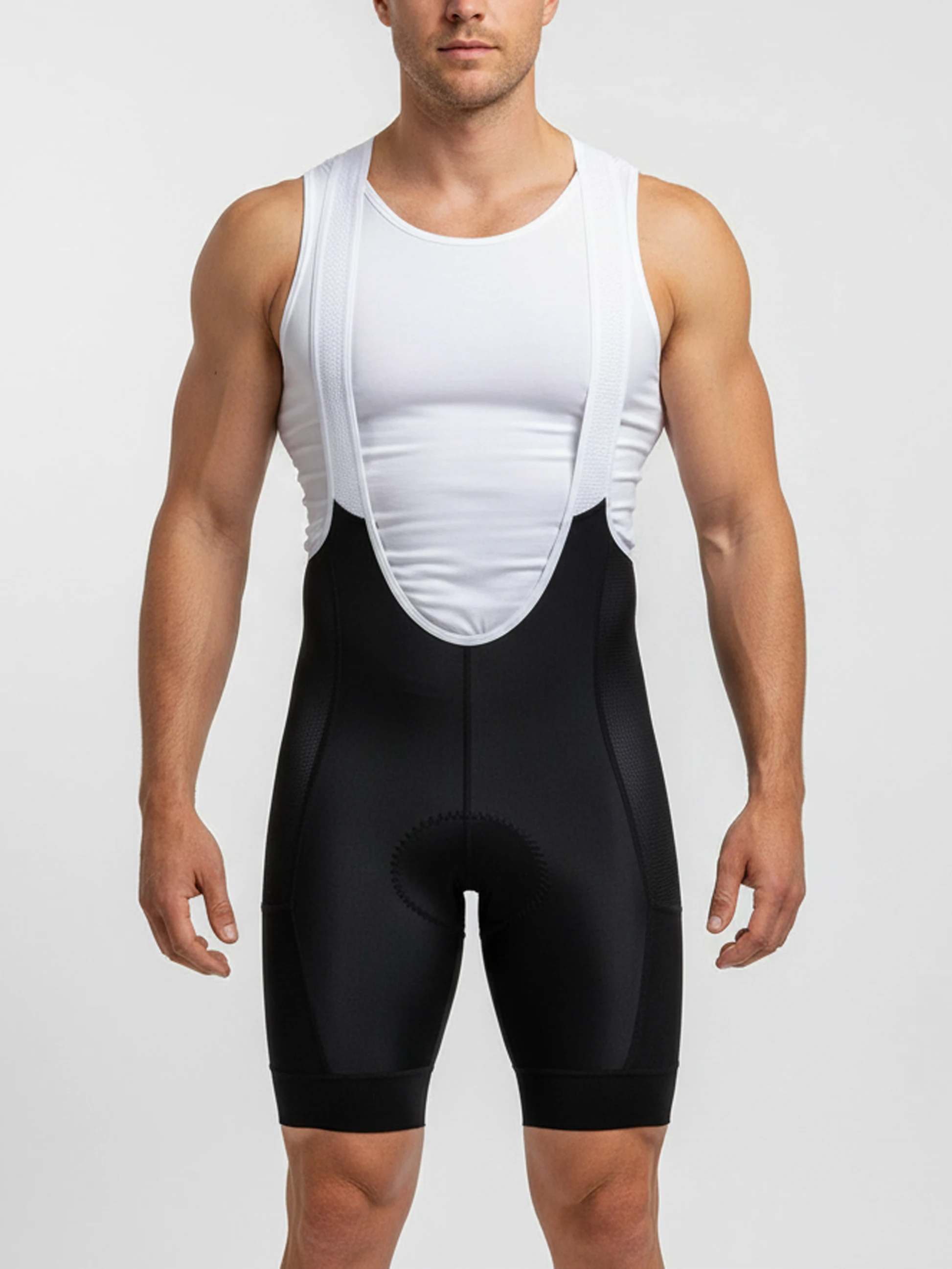 Neue Pro-Radsport-Trägerhose für den Sommer, atmungsaktiv, schnell trocknend, für Mountainbike und Rennrad, Herren, professionelles Schwammpolster, Fahrradbekleidung – Detail 12