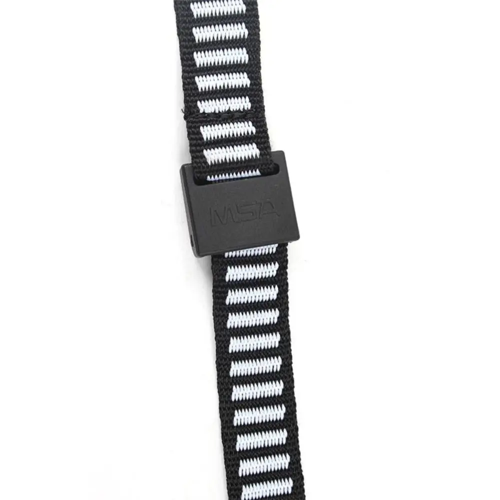 

Black&white Safety Helmet Strap Adjustable Length Plastic Lock Buckles Mandibular Girdle D Shape Y Shape Universal Helmet Belt