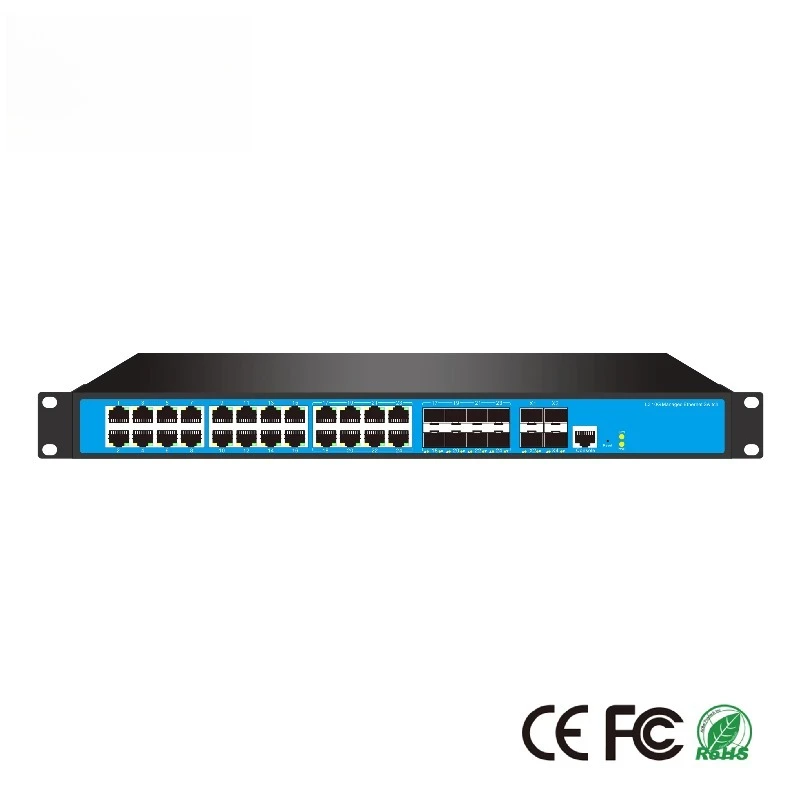 36-Port 1Gbps Dynamic Routing Enterprise-Level Management Network Switch 1U 128Gbps Switch Capacity VLAN